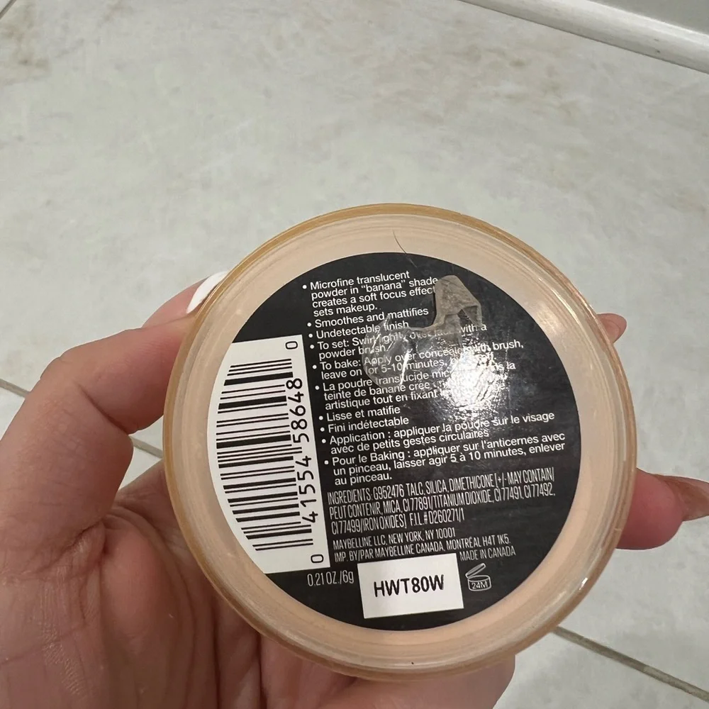 Maybelline Lasting Fix Transluscent Setting Powder Banana